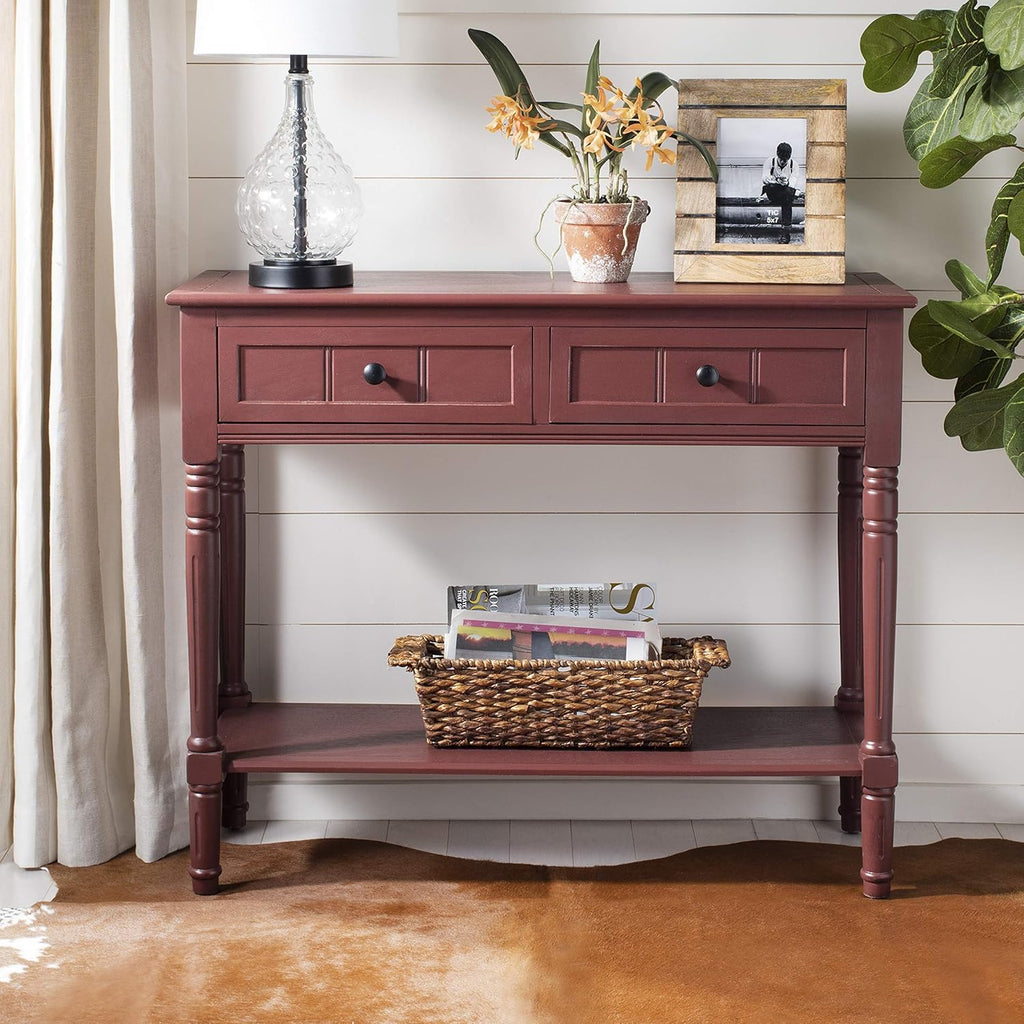 Vintage Grey 2-Drawer Console Table M896