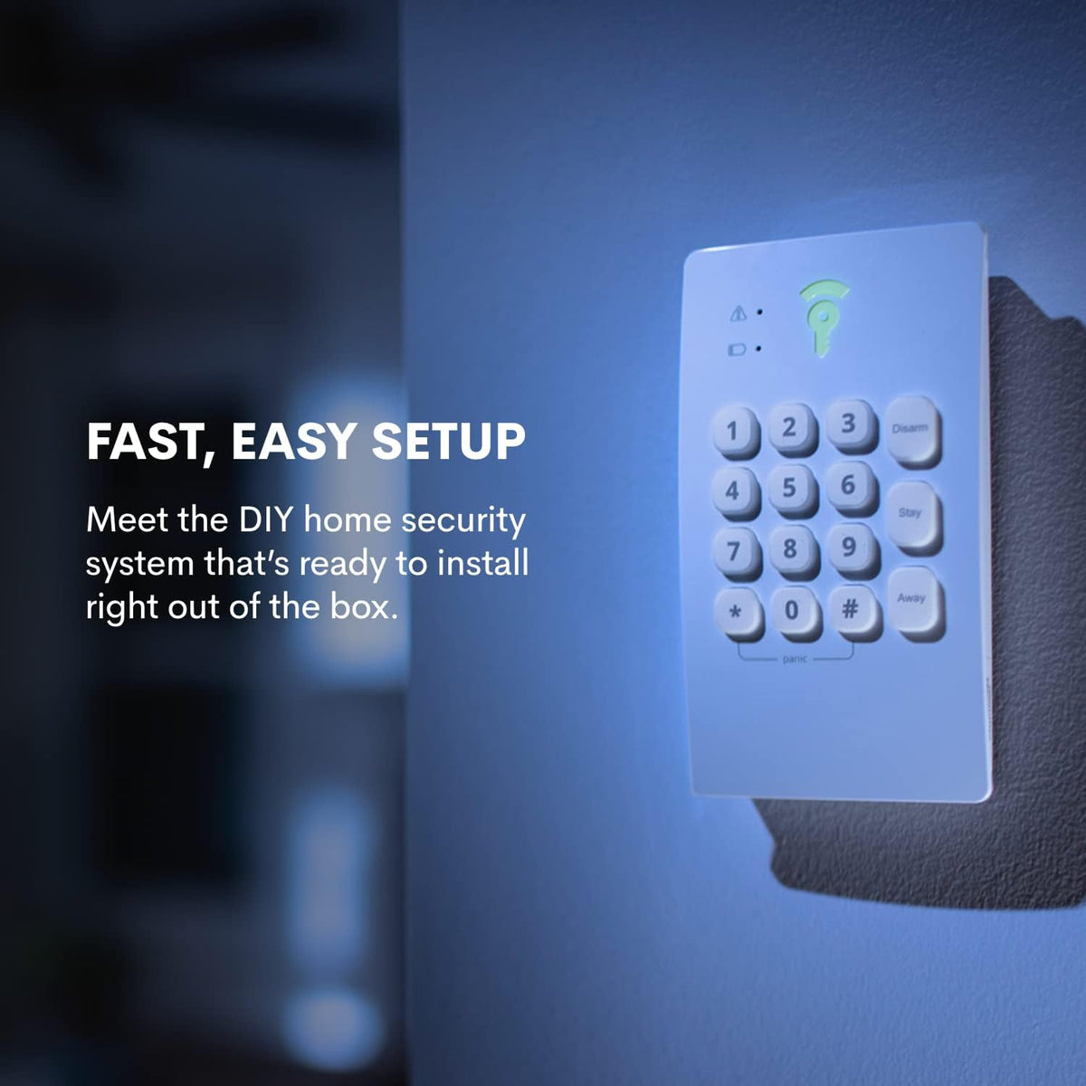 Home Security System 13 Piece Kit with Indoor & Doorbell Camera B19263