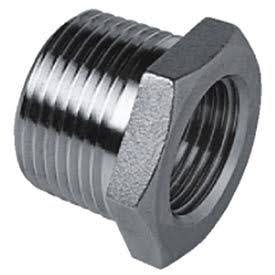 SS 316 Cast Pipe Fitting Hex Bushing 1-1/4 x 3/4 NPT Male x Female F8551