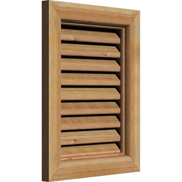 Unfinished Functional Vertical Gable Vent D350