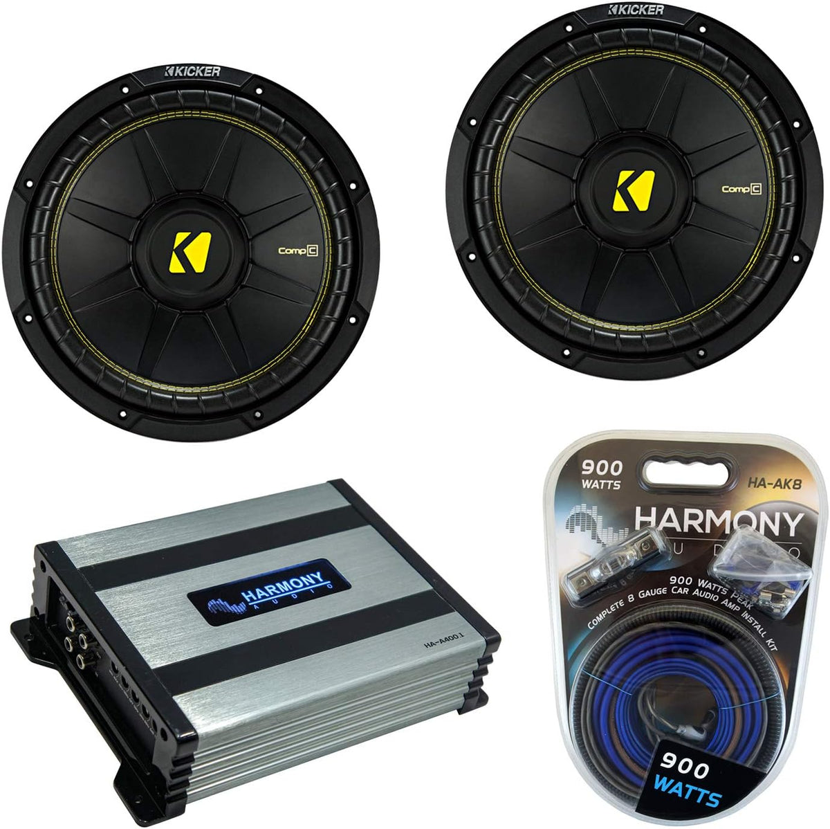 12 Subwoofer with Amplifier & Amp Kit V518