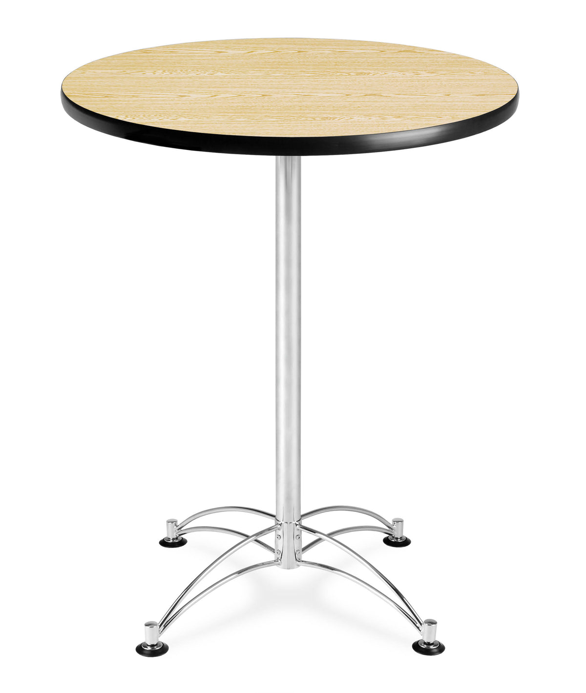 Round Chrome Base Cafe Table J569