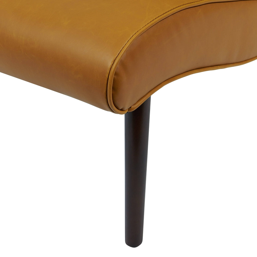Vintage Caramel Bonded Leather Chair K230644