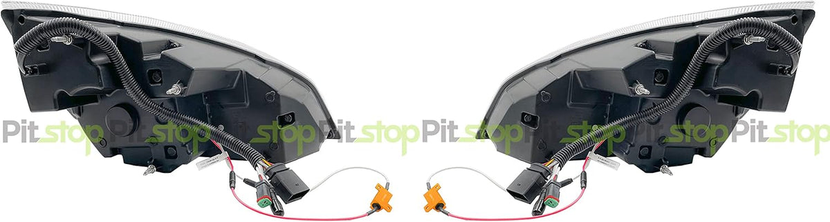 Full LED Headlight Set Left Right Pair F43065