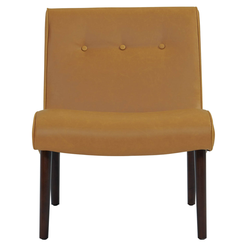 Vintage Caramel Bonded Leather Chair K230644