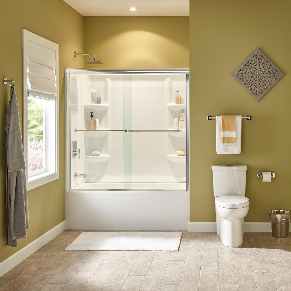 White Bathtub Wall Set V10758