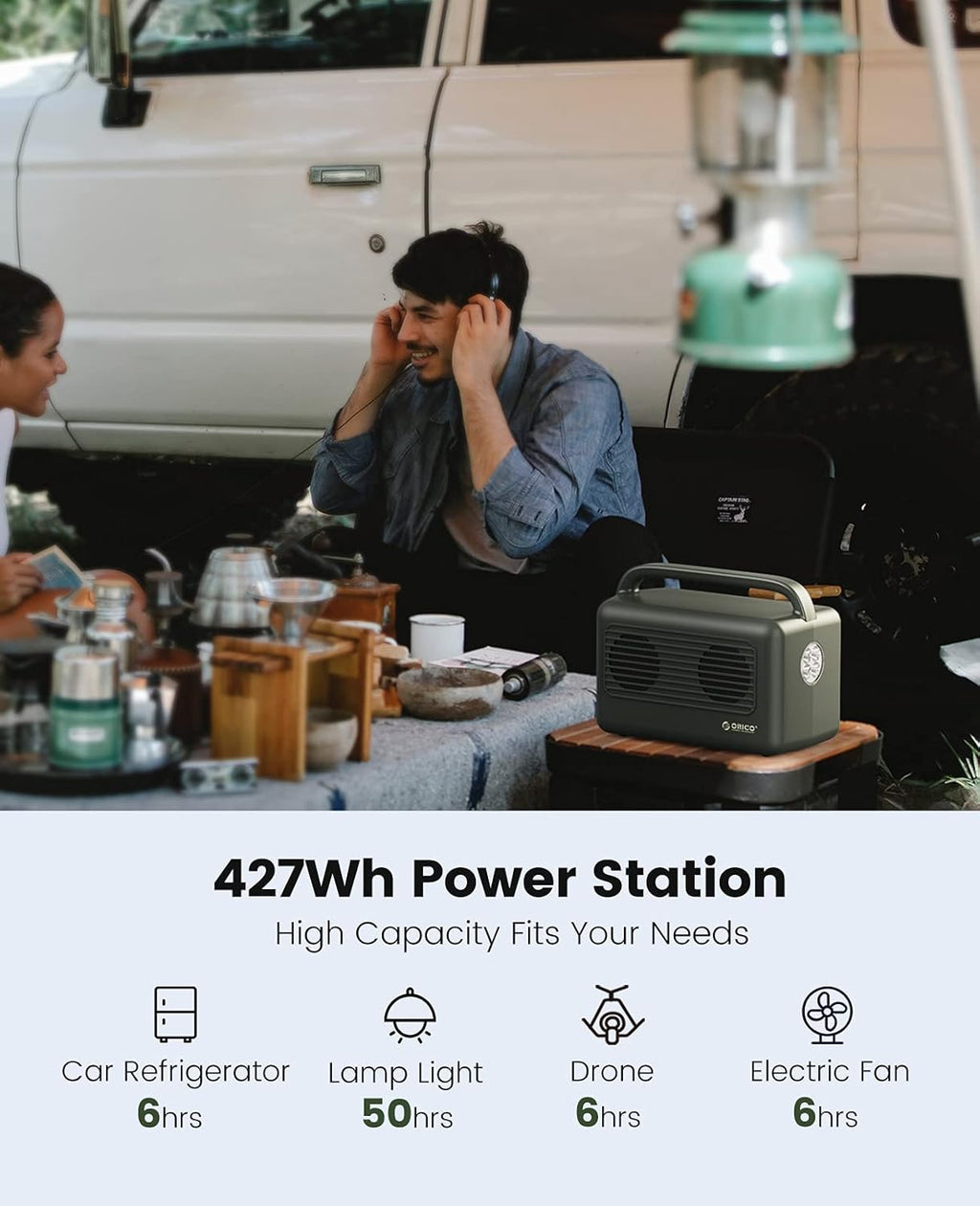 Portable Power Station 300W 427Wh Solar Generator A806559