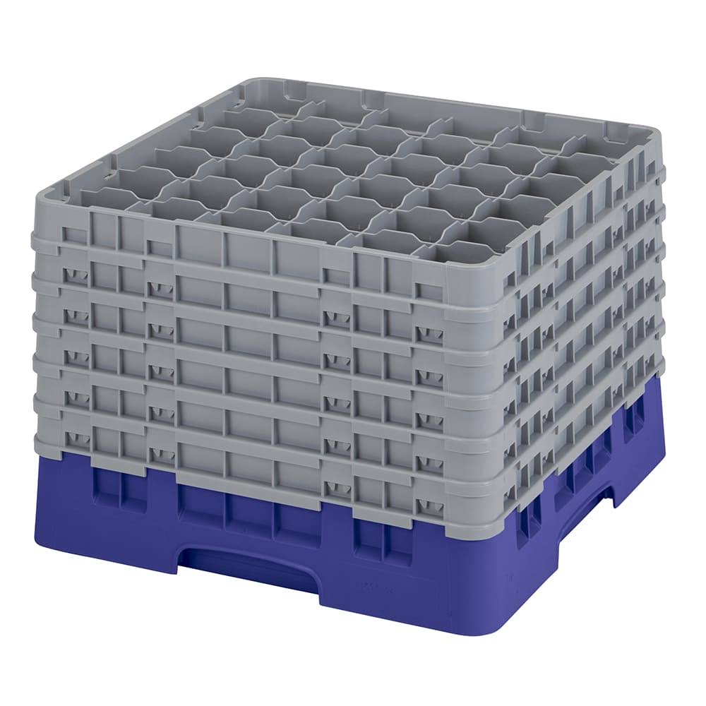 36 Comp Full Size Glass Rack Navy Blue U41873