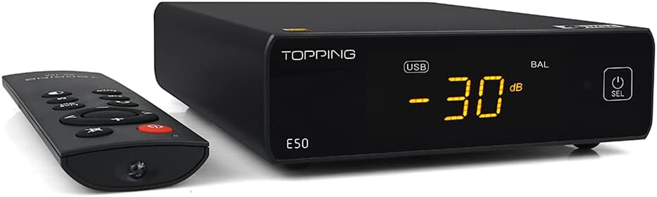 Black USB DAC with Remote Control D9534