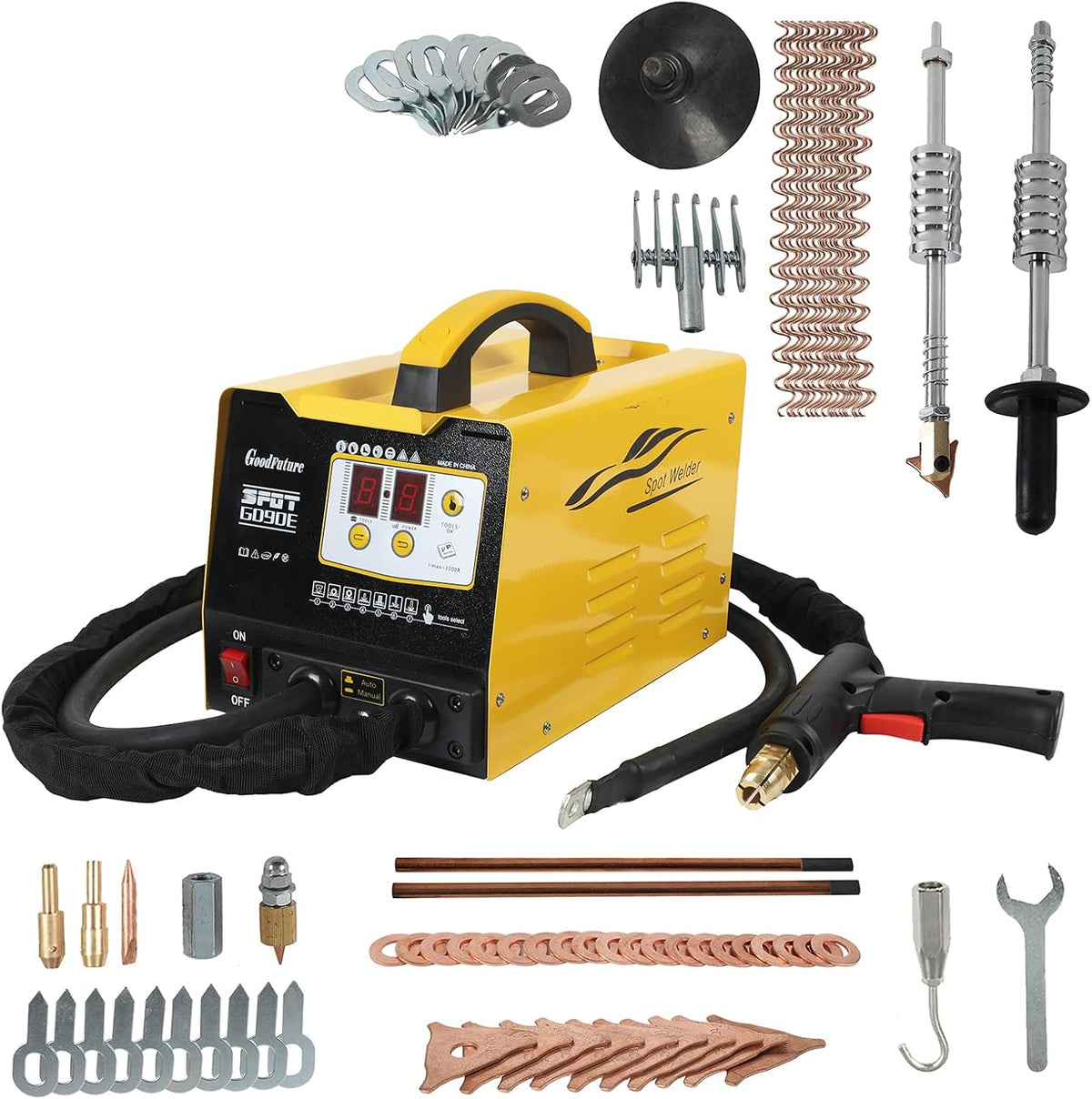 220V 7 Modes 3KW Stud Welder Dent Repair Kit H530