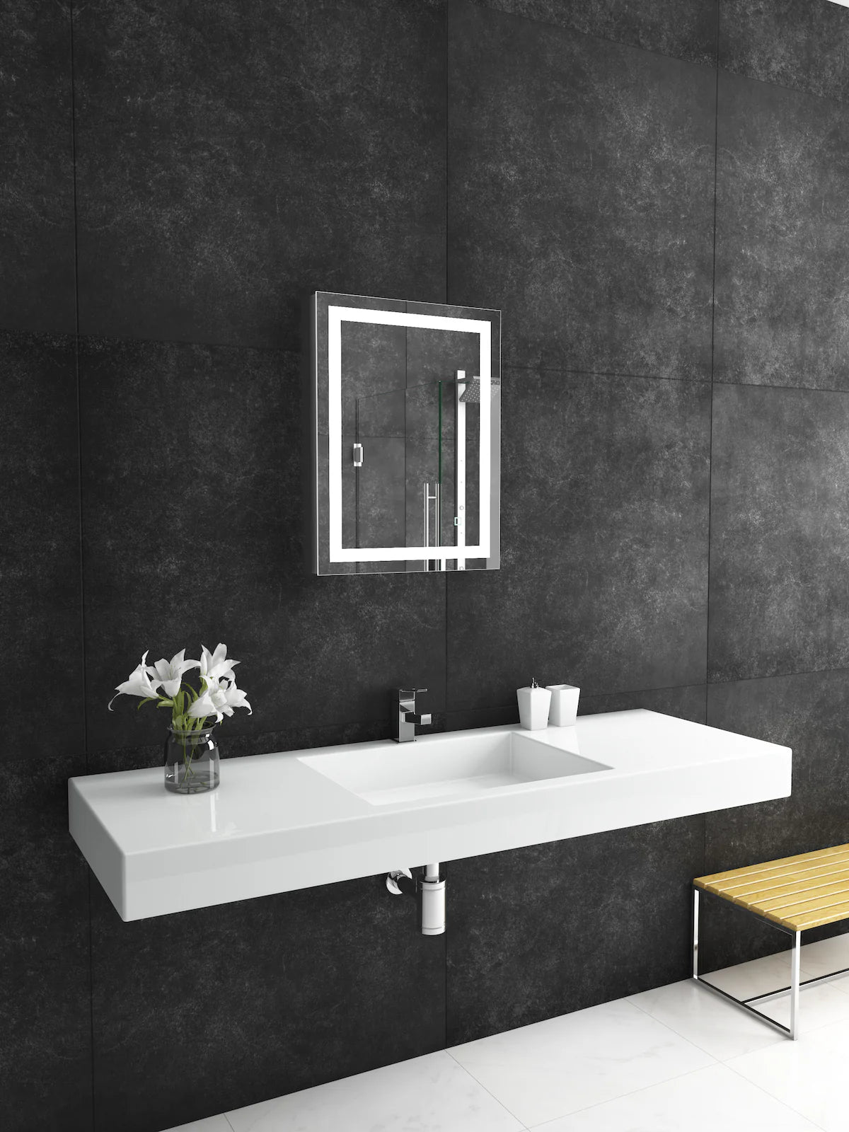 20 x 26 Rectangle Mirror with Touch Dim Sensor Switch 6000K A232