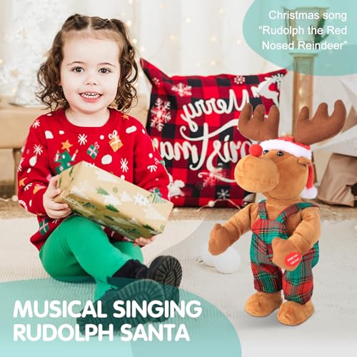 Animated Musical Plush Santa Claus Doll V77432