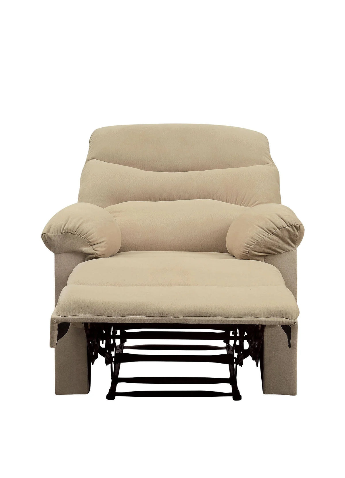 Beige Microfiber Recliner K6263