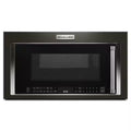 1800-Watt Over the Range Microwave with Air Fry in Black Stainless Steel V4693