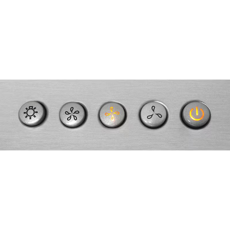 36 in. Stainless Steel Ductless Wall Mount Range Hood with Carbon Filter J245