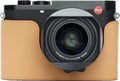Handmade Genuine Leather Half Camera Case with Hand Strap U35649