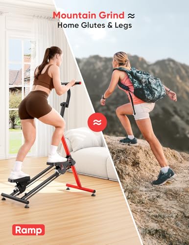 Adjustable Folding Stair Stepper with Handlebar Y90499