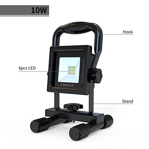 10W 2200mAh Rechargeable LED Work Lights F698