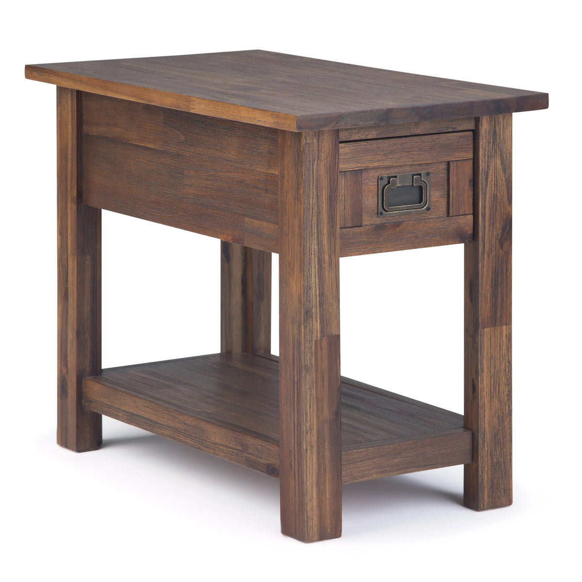 14 inch Wide Rustic Narrow Side Table Y604485
