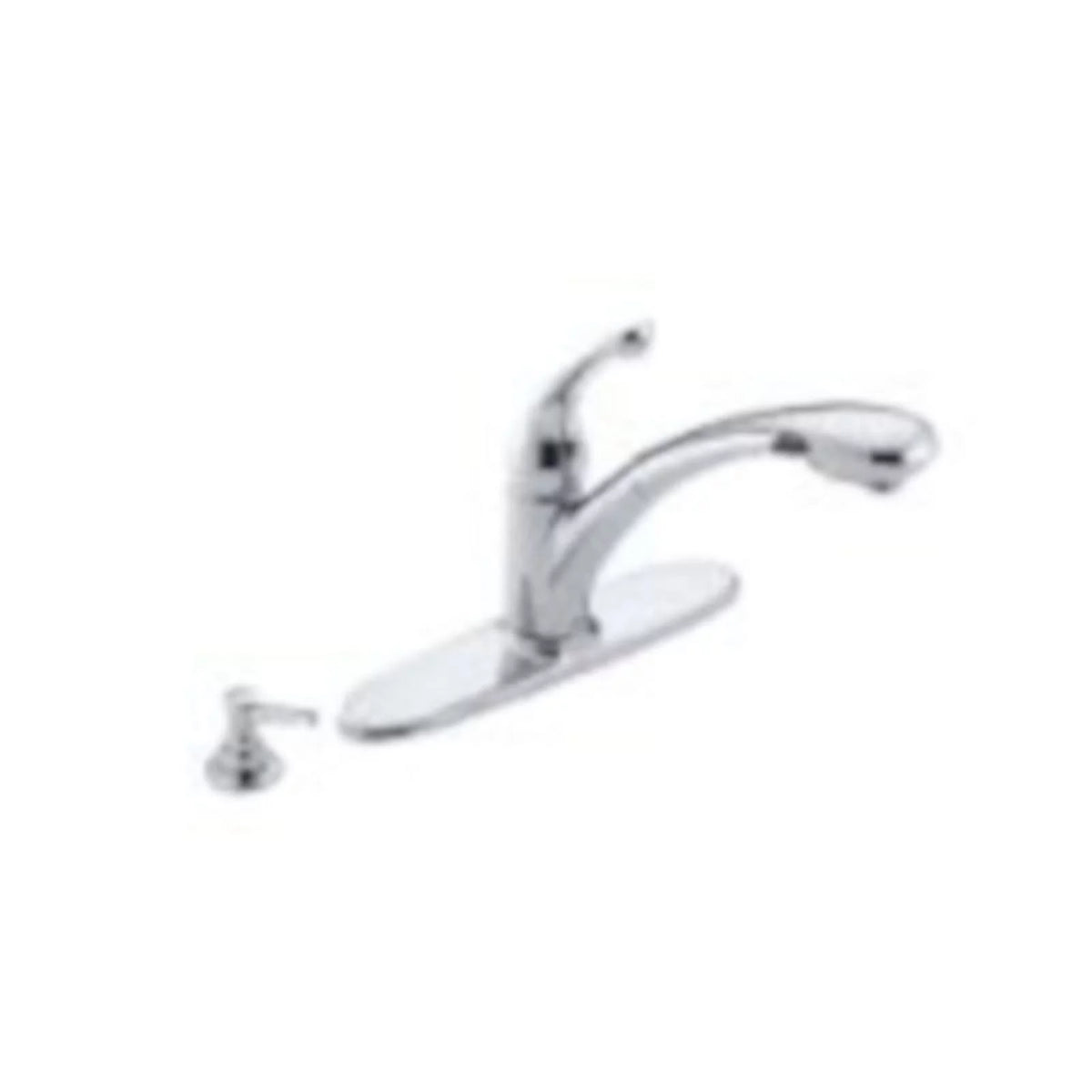 Single Handle Pull Out Kitchen Faucet with Side Spray H25789