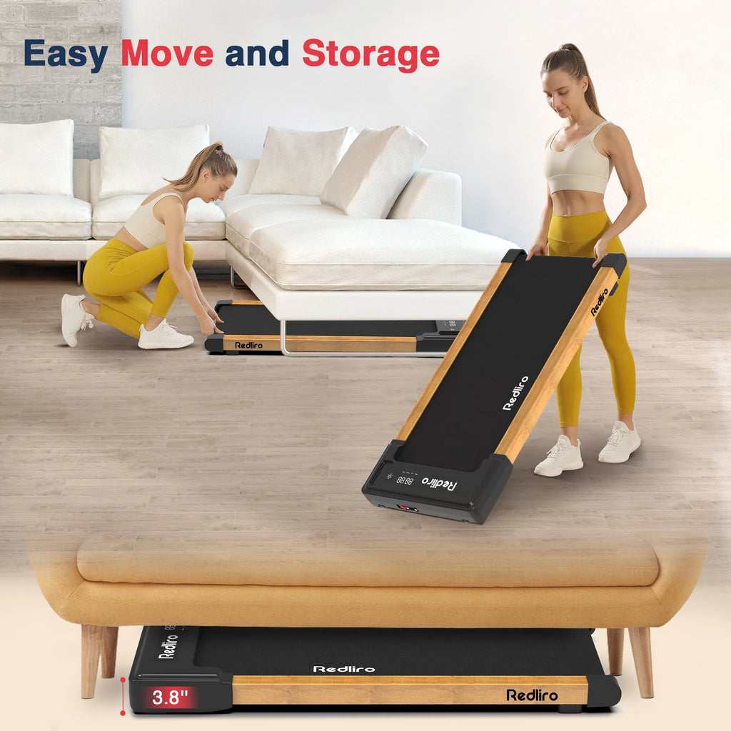 White 2.25HP Walking Pad Treadmill Q8063