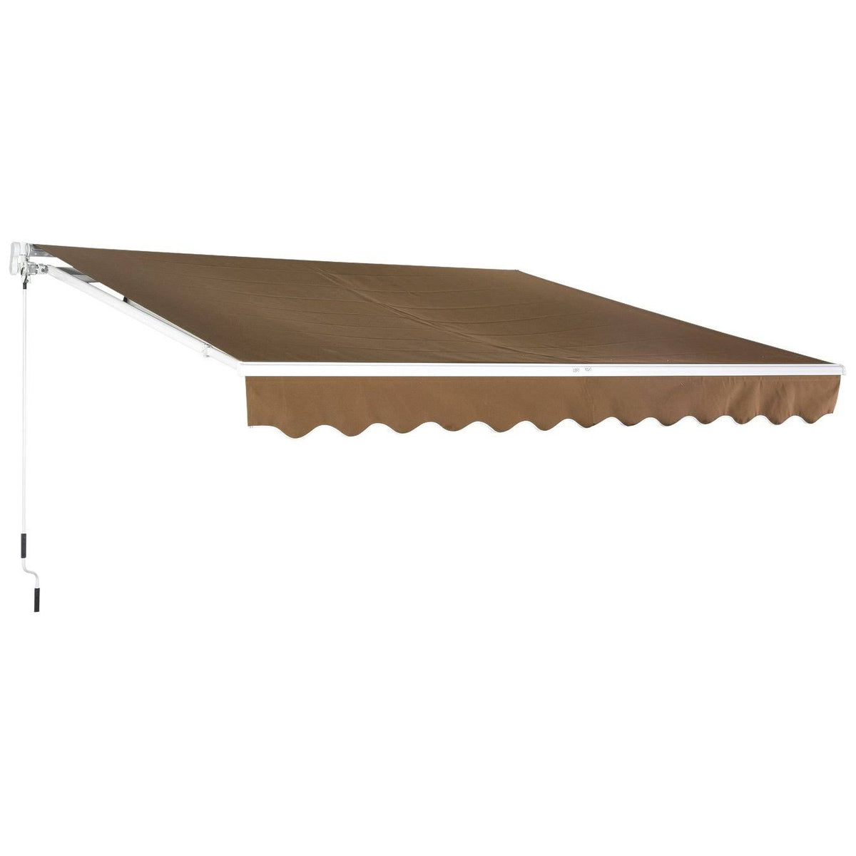 13 x 8 Manual Retractable Patio Awning G12014