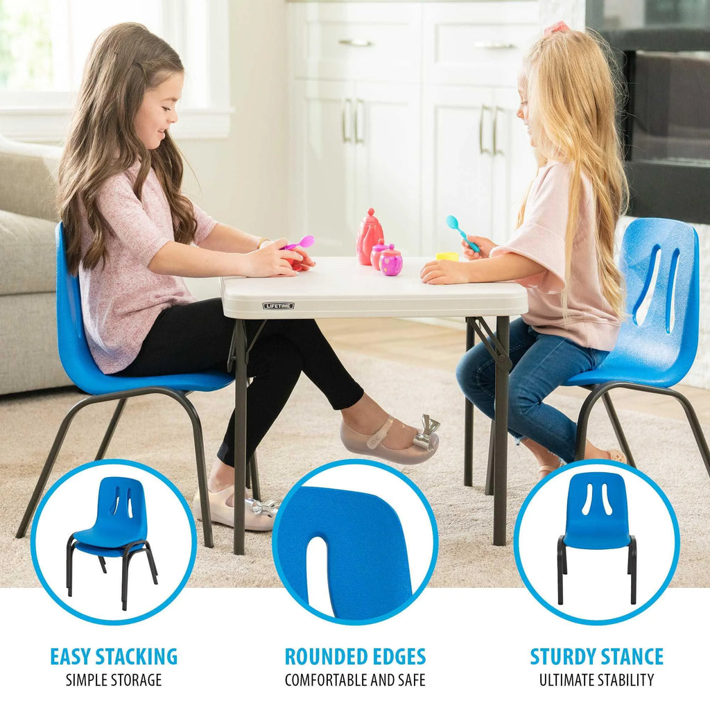 Children’s Stacking Chair 4 Pack Dragonfly Blue M212
