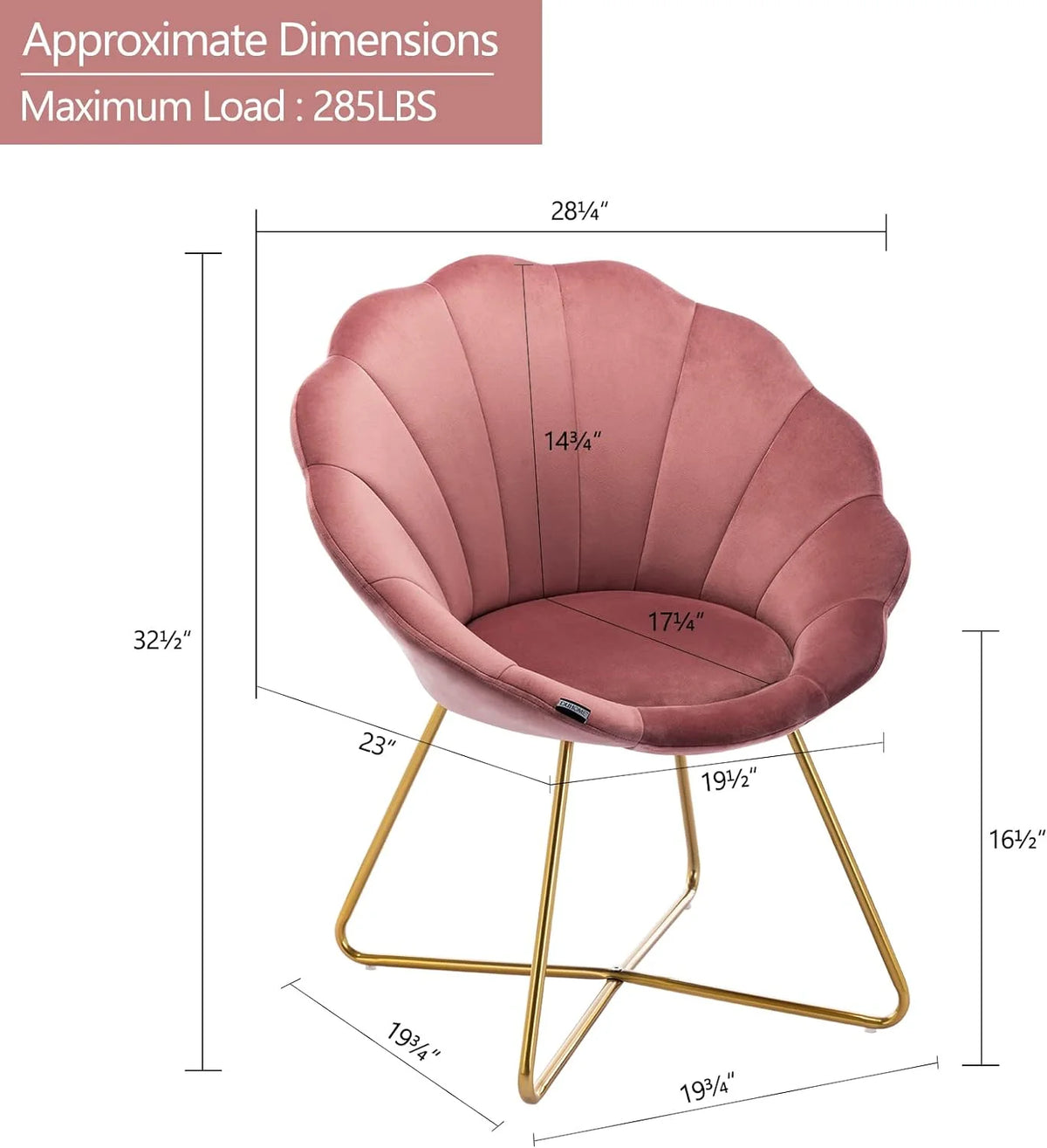 Velvet Upholstered Accent Chair with Metal Legs M10139