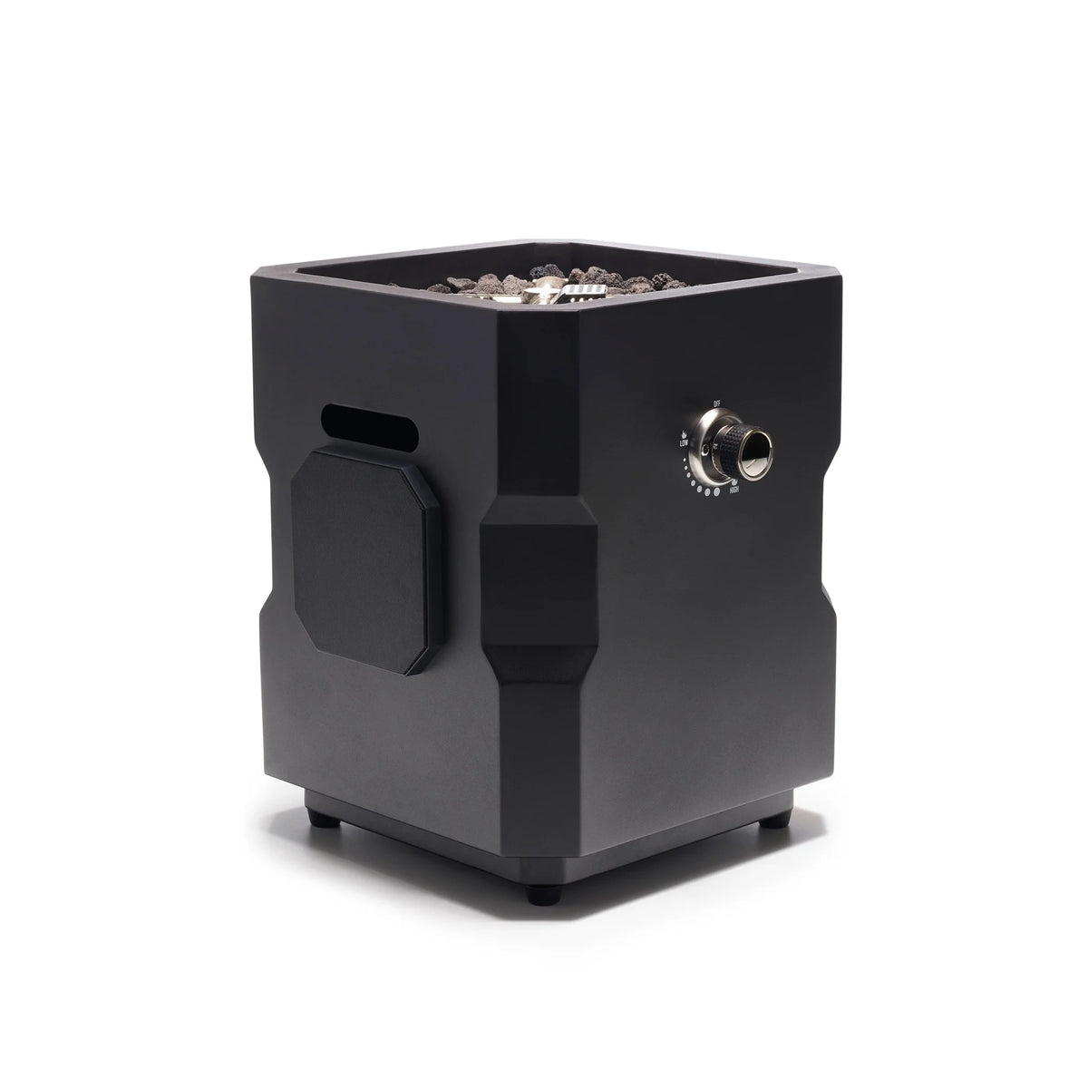 Portable Wireless Fire Pit with Speaker Sound System, Black F9288