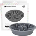 Slow Feeder Dog Bowl with Feeder Holes B78255