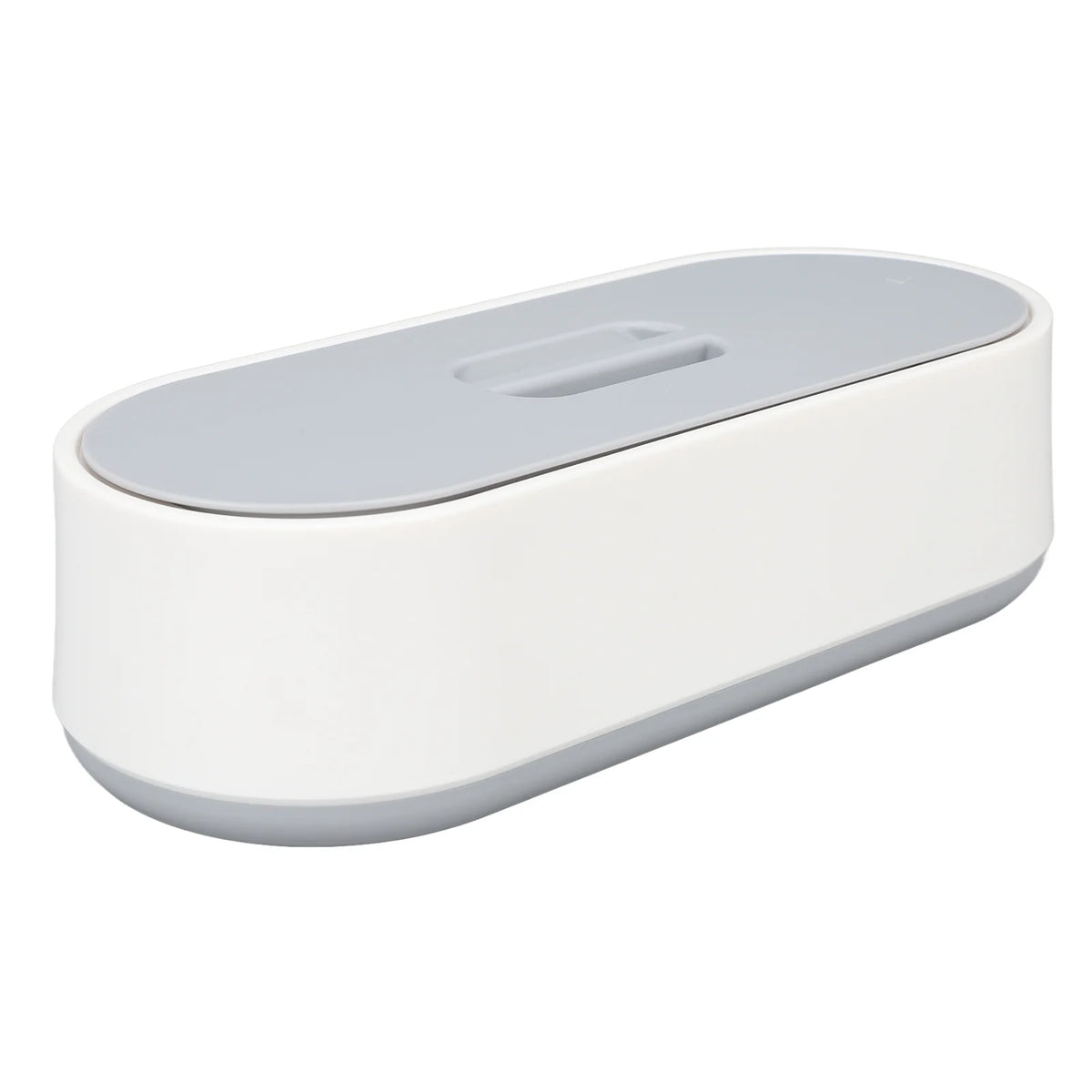 White and Grey Portable Ultrasound Cleaner D2218