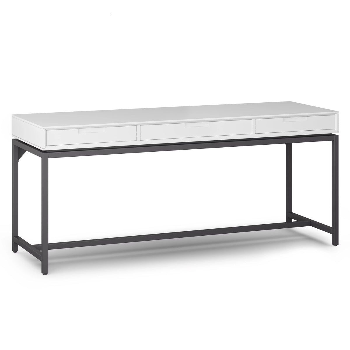 Solid Wood 72 in. W Desk with Keyboard Tray P873783