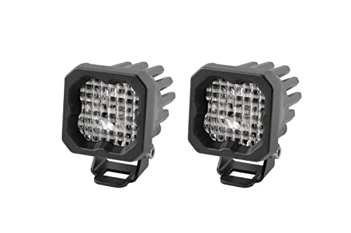 White Wide LED Pod Light Pair M77607