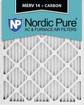 20x24x1 MERV 14 Carbon AC Furnace Filters Qty 6 T675526
