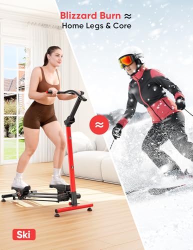 Adjustable Folding Stair Stepper with Handlebar Y90499