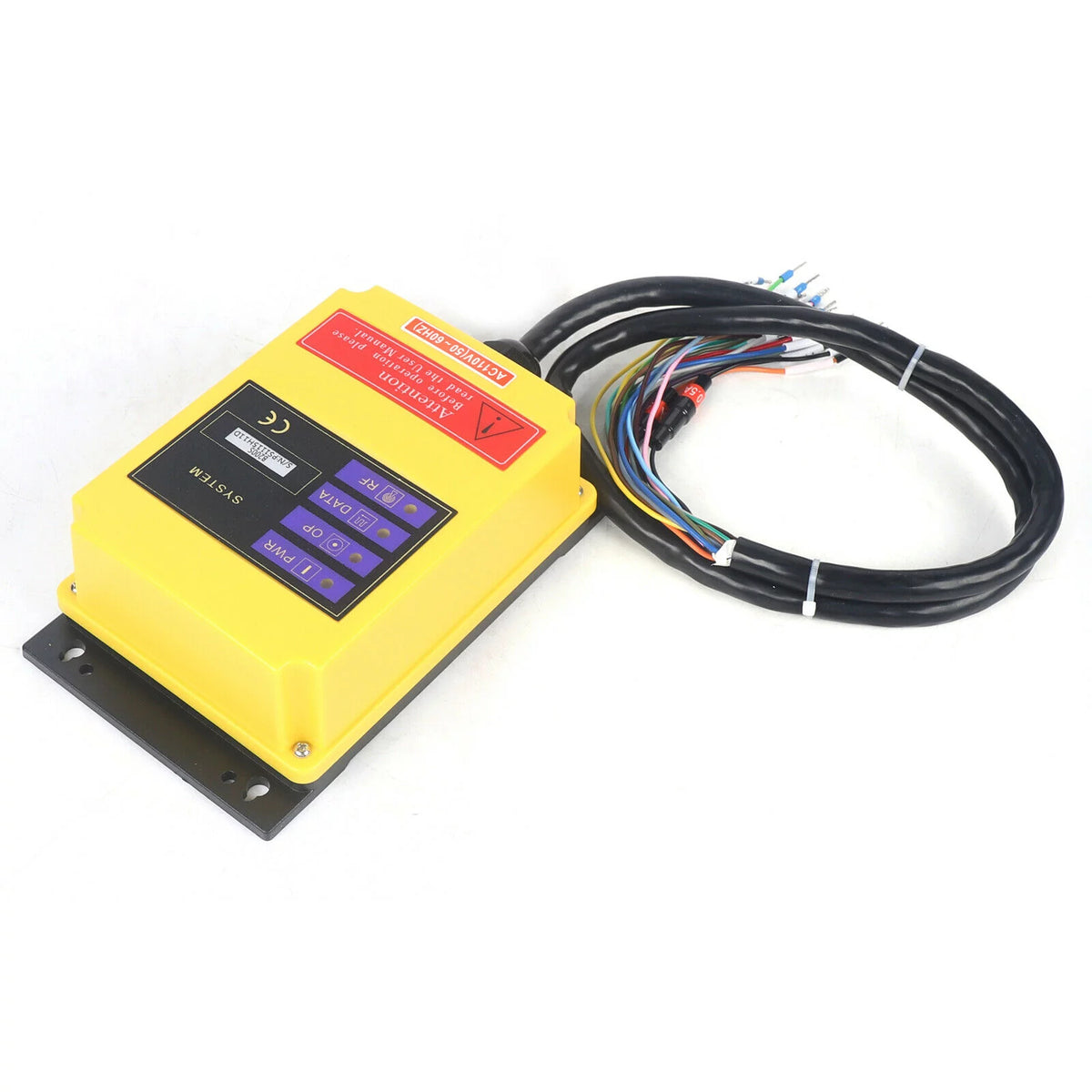 Wireless Lifting Machine 6 Channel 2 Speed Control Hoist Crane Radio Remote Control System 2 Transmitter I65291