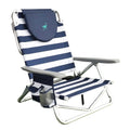 Stripe Outdoor Beach Lounge Recliner W730279