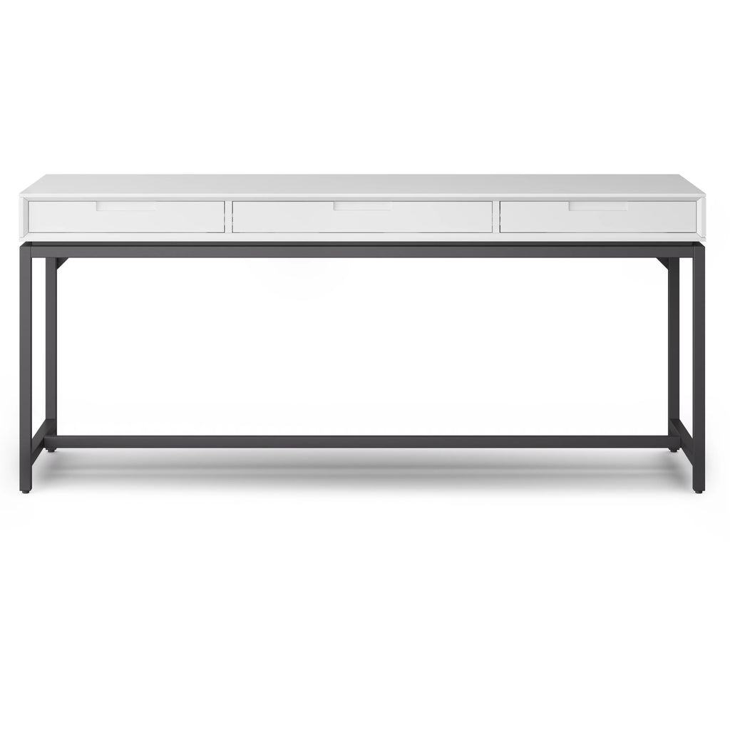 Solid Wood 72 in. W Desk with Keyboard Tray P873783