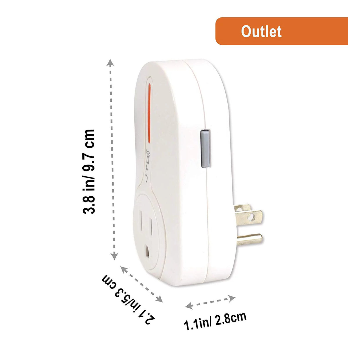 5 Pack Remote Control Outlet Switch with 2 Remotes G242