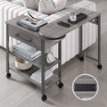 360° Rotating Desk with Charge Station and Storage Drawer C5578