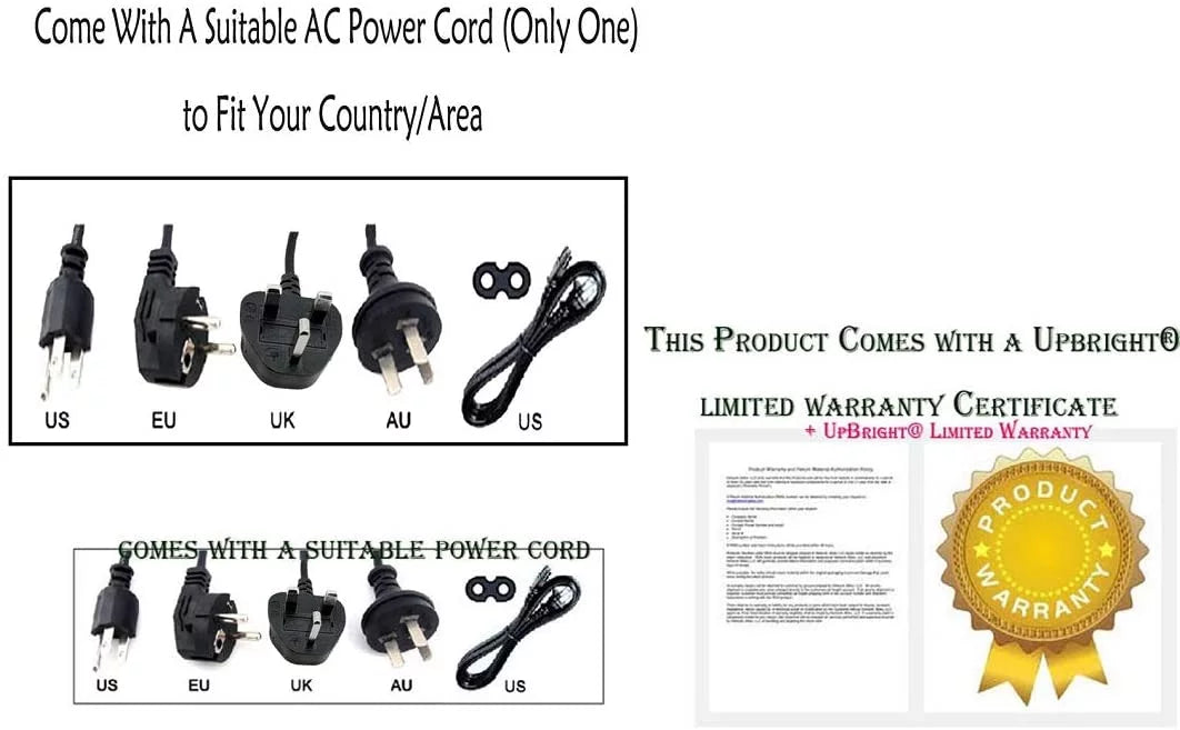 AC / DC Adapter Power Supply Cord Cable PS Charger S44059