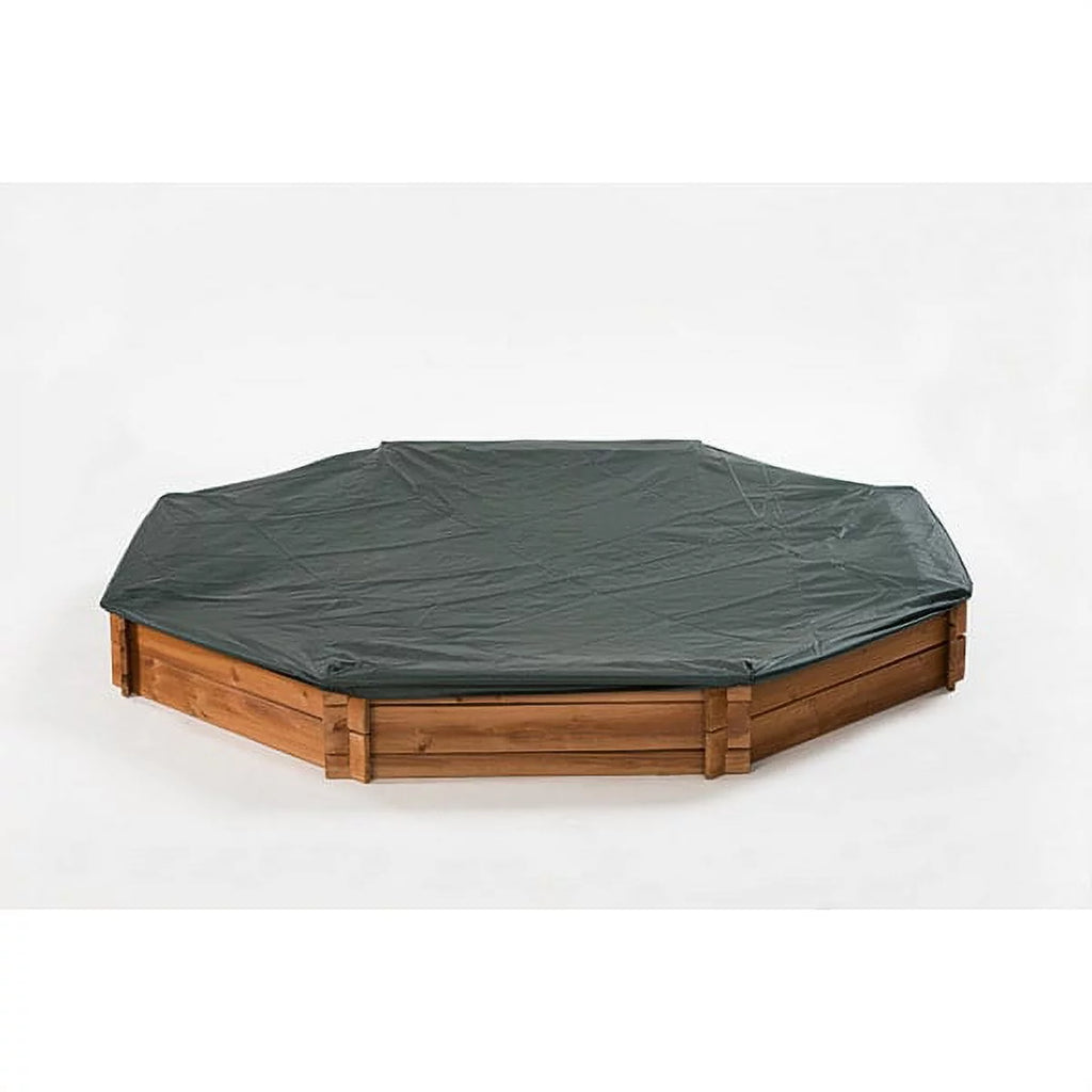 Wooden Cedar Sand Box with Seat Boards A663811
