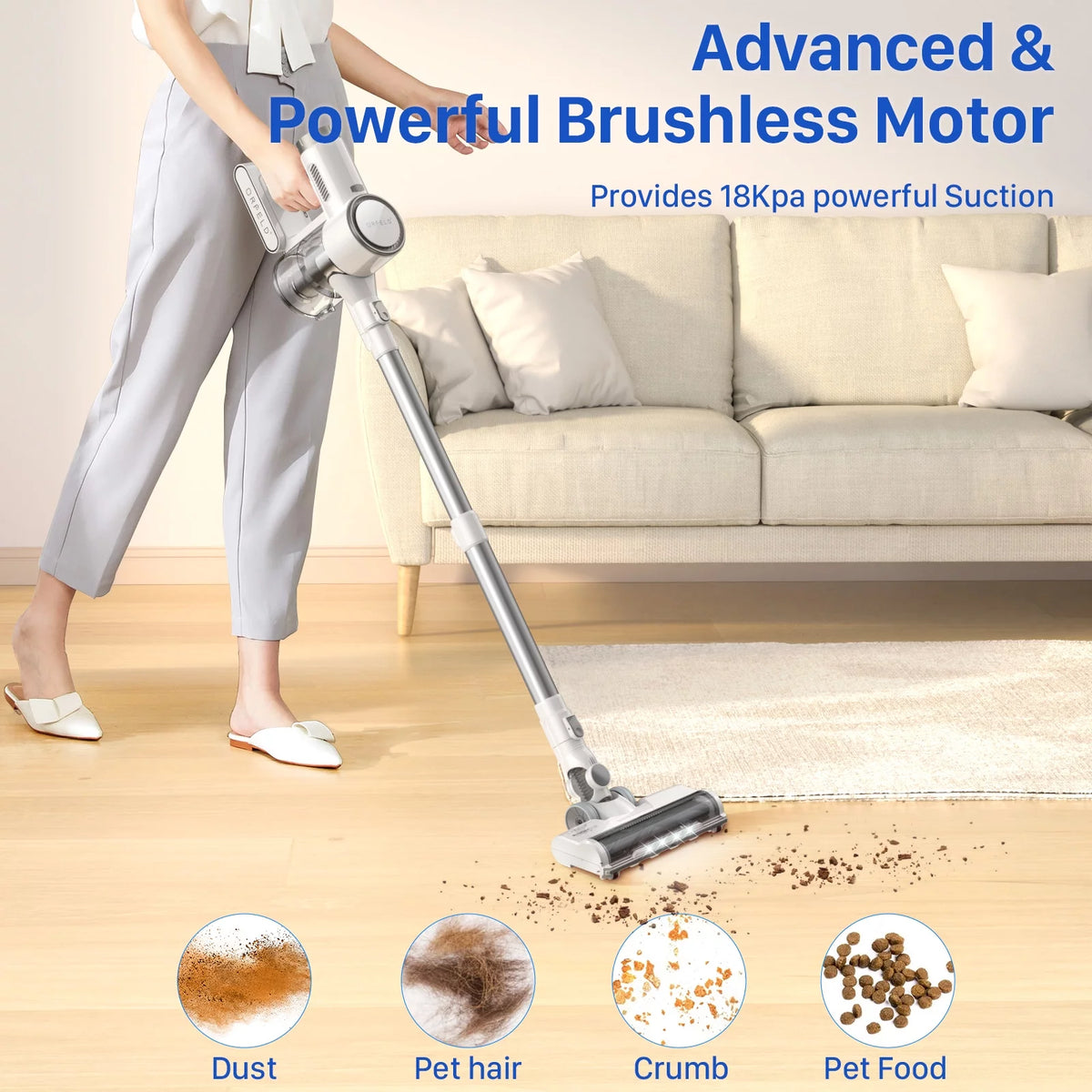 Cordless Vacuum Cleaner 20000Pa 2 in 1 L78461