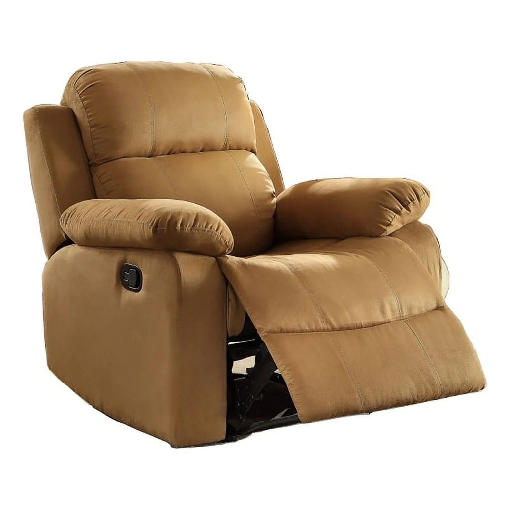 Brown Microfiber Recliner S99902