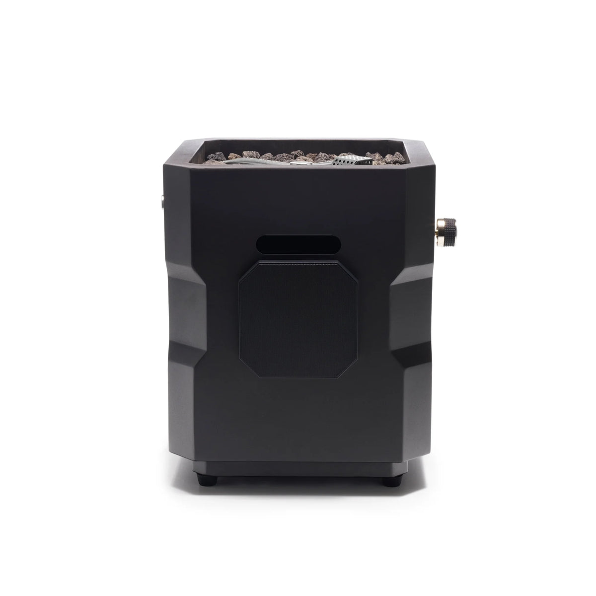 Portable Wireless Fire Pit with Speaker Sound System, Black F9288