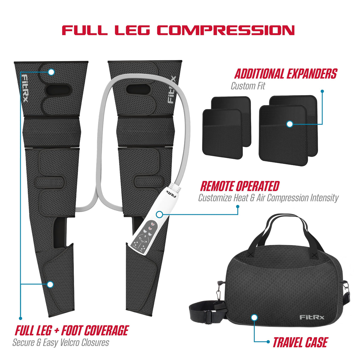 Heated Compression Leg and Foot Massager B686