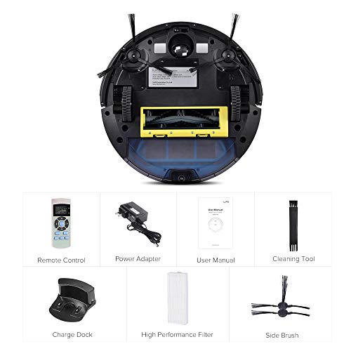 Robot Vacuum Cleaner, Tangle-Free Suction, 120 Mins Runtime, Self-Charging X912