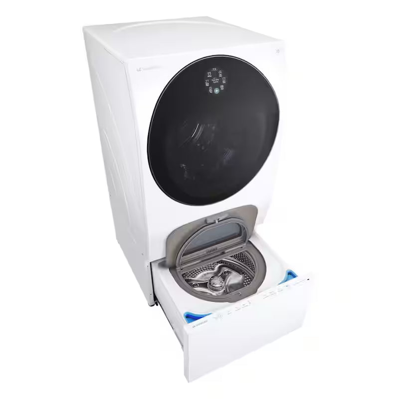 24 in. W 0.7 cu. ft. Laundry Pedestal Washer in White O515
