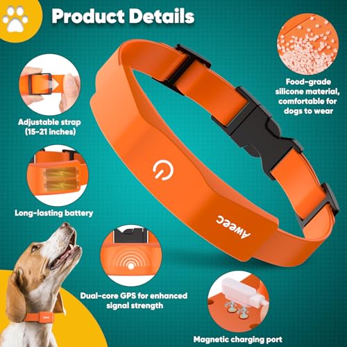 Electric Dog Fence with Training Collar, Rechargeable Waterproof Collar V73708