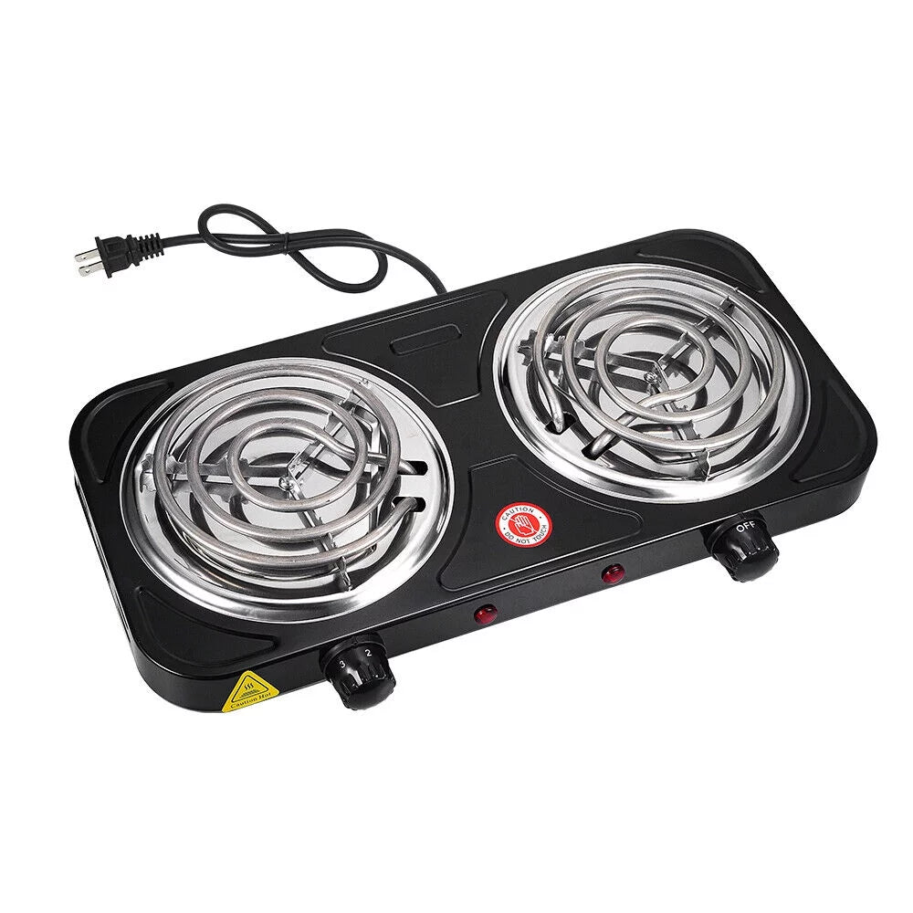 Double-burner Electric Hot Plate A7749